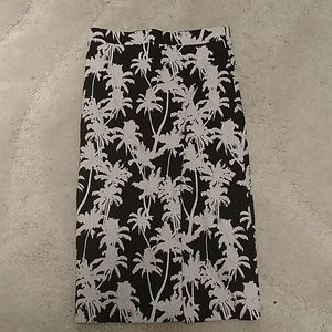 Black and White Nicole Miller Skirt